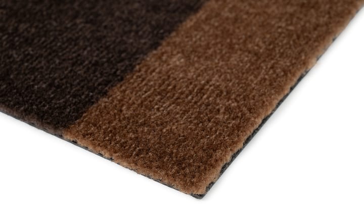 Stripes by tica, horisontal, entréteppe, Cognac-dark brown-black, 67x120 cm tica copenhagen