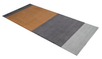 Stripes by tica, horisontal, entréteppe - Grey-grey-dijon, 90 x 200 cm - tica copenhagen