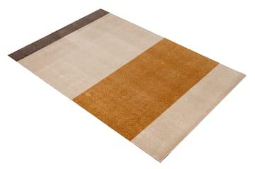 Stripes by tica, horisontal, entréteppe - Ivory-dijon-brown, 90 x 130 cm - tica copenhagen