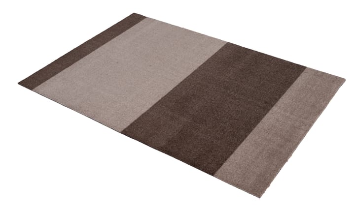 Stripes by tica, horisontal, entréteppe - Sand-brown, 90 x 130 cm - tica copenhagen