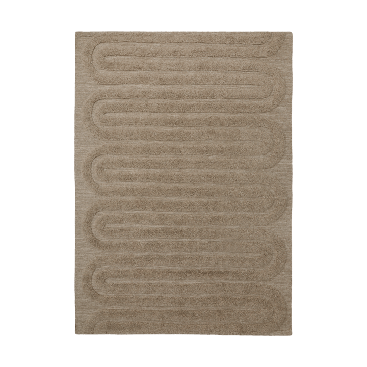 Riklund ullteppe 160x230 cm - Beige-melange - Tinted