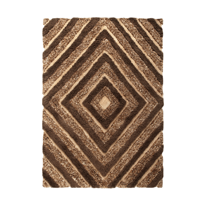 Stenborg ullteppe 170x240 cm - Brown - Tinted