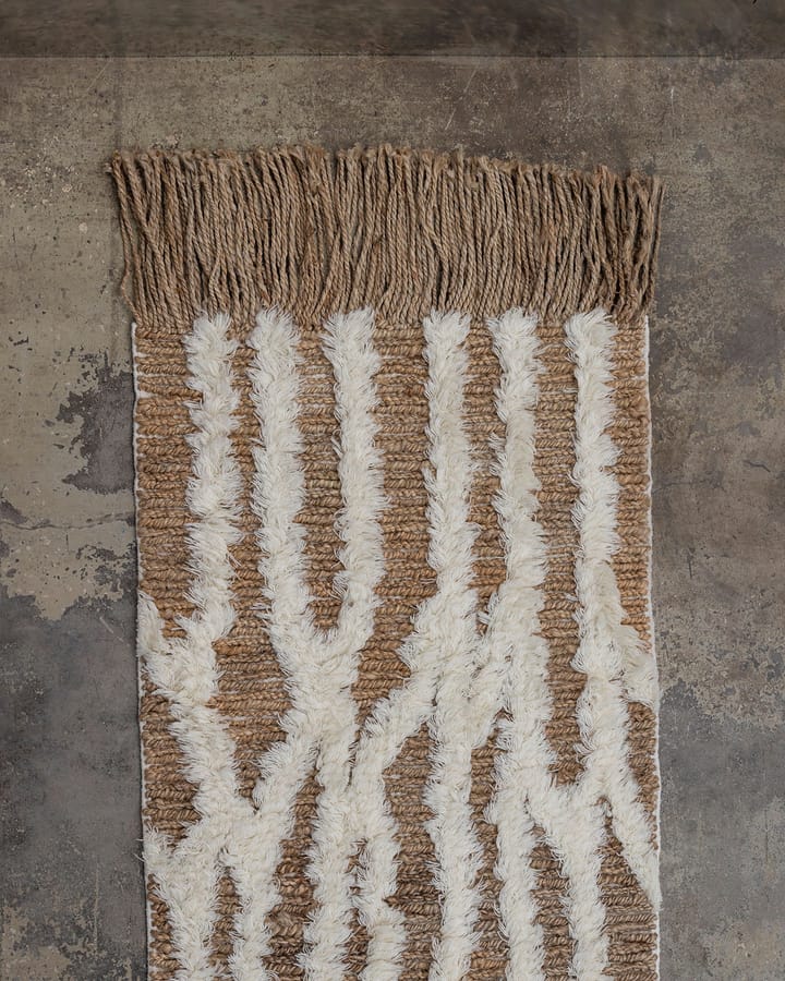 Wahl gangteppe jute 80x250 cm - Brown-offwhite - Tinted