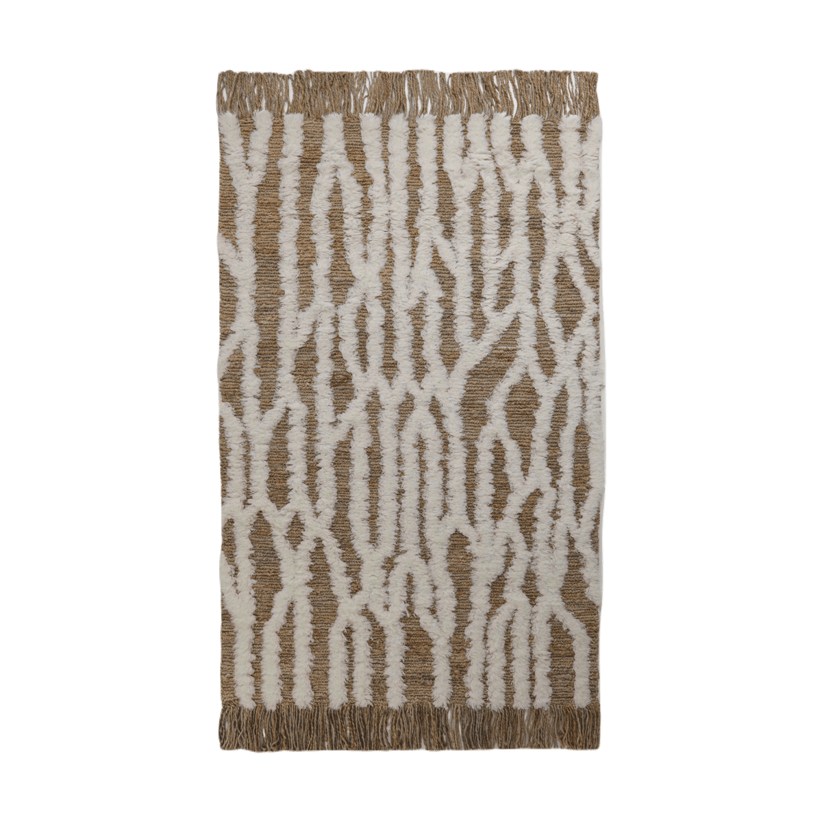 Bilde av Tinted Wahl juteteppe 170x240 cm Brown-offwhite