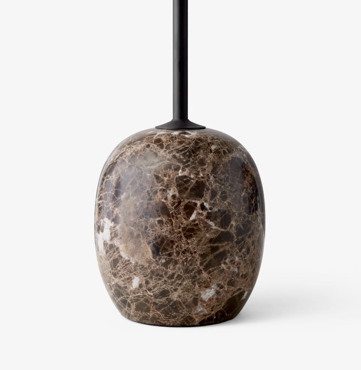 Lato bord LN8, Warm black-Emparador marble &Tradition