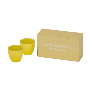 Good Morning eggeglass 2-pk - Limelight - URBAN NATURE CULTURE