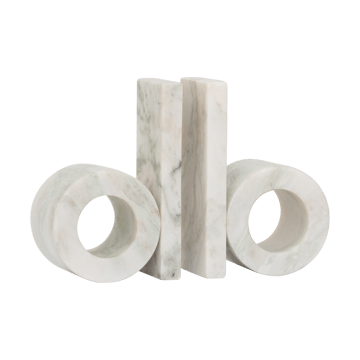 Orlin bokstøtte 2-pk - Marmor - URBAN NATURE CULTURE