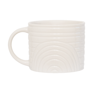 Tazza kopp 50 cl - Lines white - URBAN NATURE CULTURE