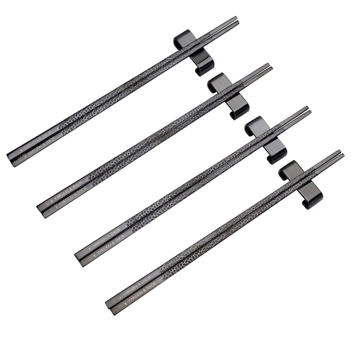 Kito Chopsticks spisepinner 4-pakning - Svart - Vargen & Thor