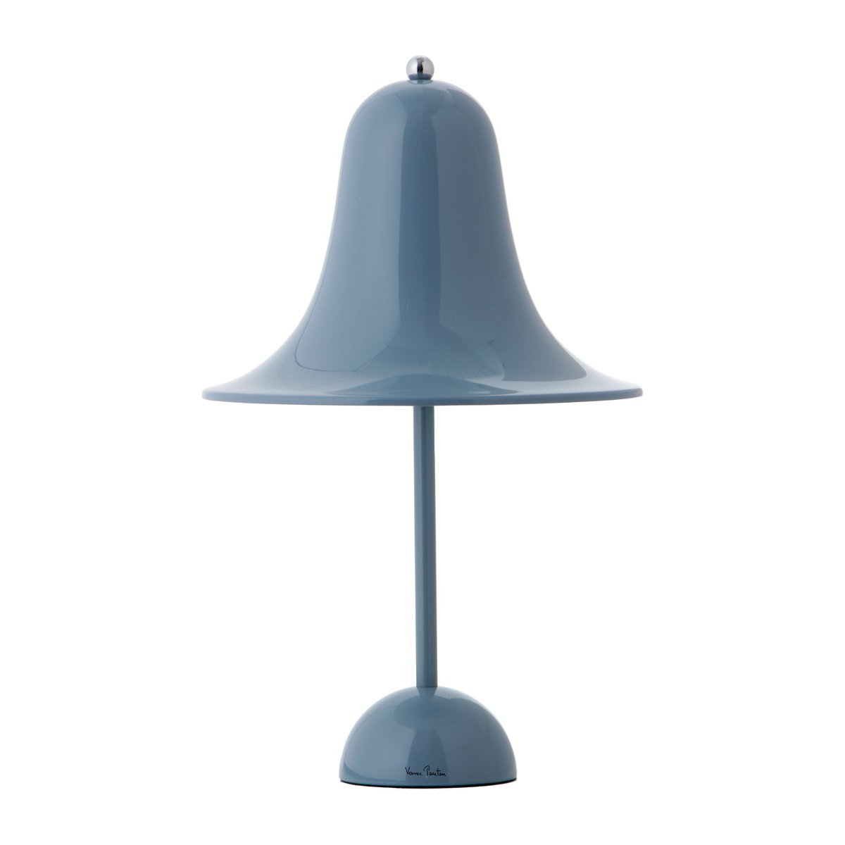 Verpan Pantop bordlampe 23 cm Dusty blue | Skandinavisk Design | Bordlamper | Blå