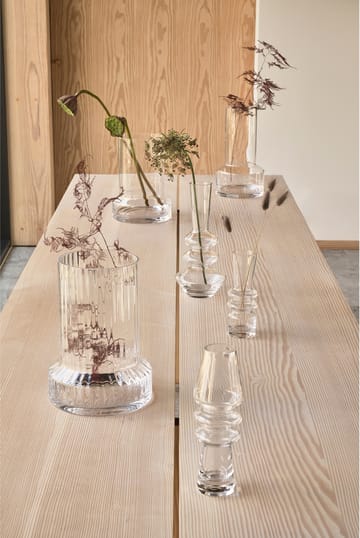 Hvils glassvase Ø19 cm - Clear - Villa Collection