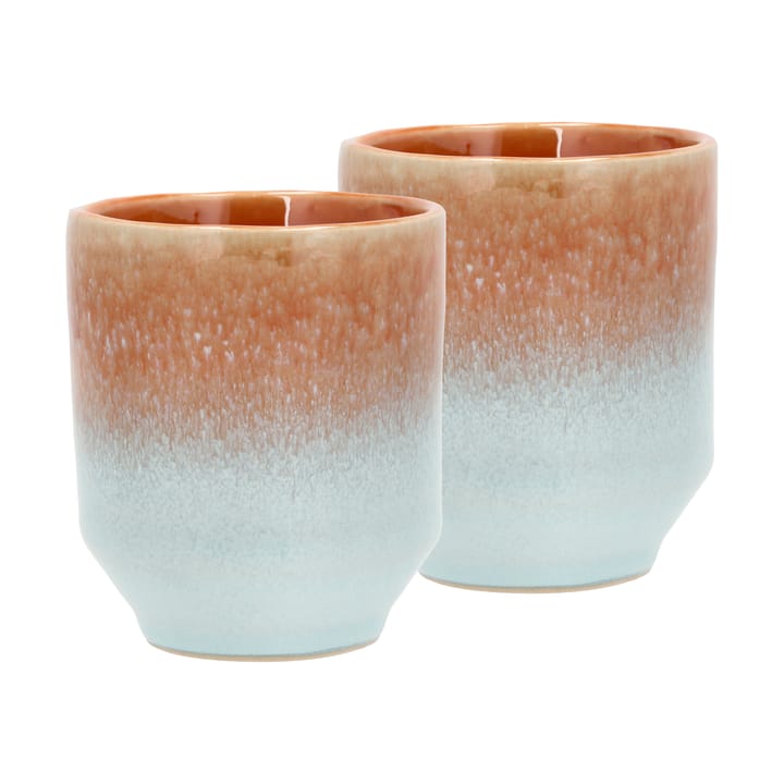 Styles kopp 18 cl 2-pk, Blue-amber Villa Collection