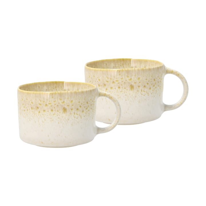 Styles kopp med hank 16 cl 2-pk - Creme-sand - Villa Collection