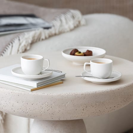 Afina espressokopp 5 cl med fat - Hvit - Villeroy & Boch