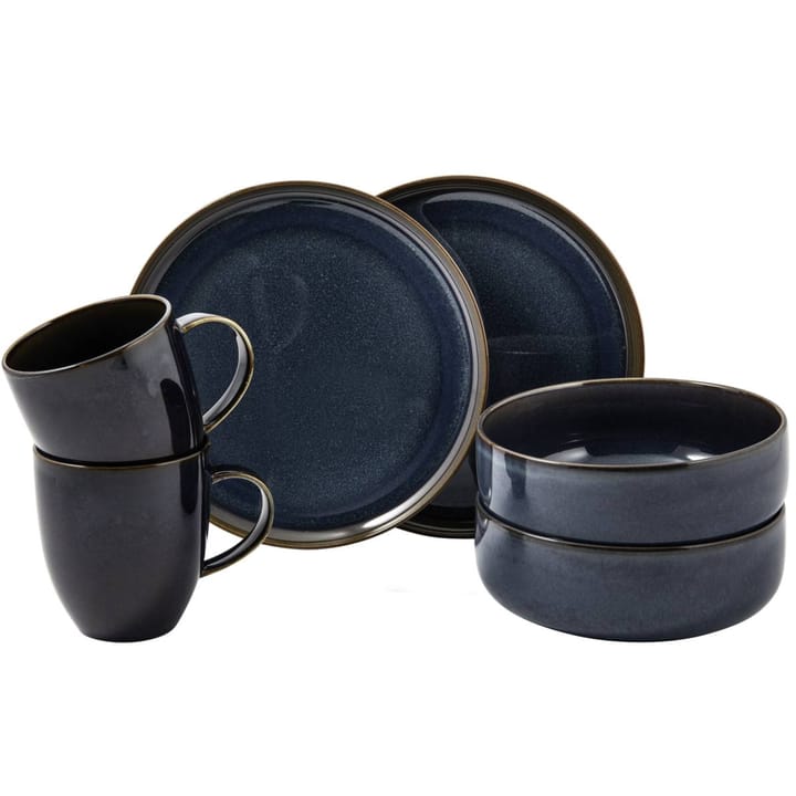 Crafted Denim frokostsett 6 deler - Blue - Villeroy & Boch