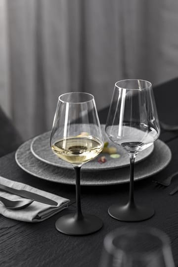 Manufacture Rock rødvinsglass 47 cl, 4-pk - Klar-svart - Villeroy & Boch