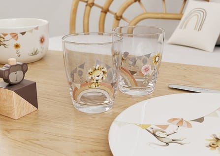 Roar like a Lion drikkeglass barn 15 cl, 2-pk - Multi - Villeroy & Boch