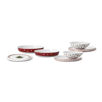 Toy's Delight La Boule servise 7 deler - Hvit-rød - Villeroy & Boch