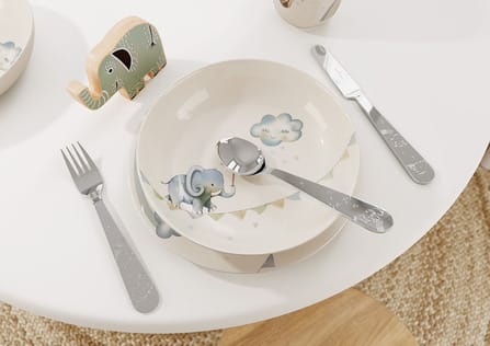 Walk like an Elephant barnebestikk, 4 deler - Rustfritt stål - Villeroy & Boch