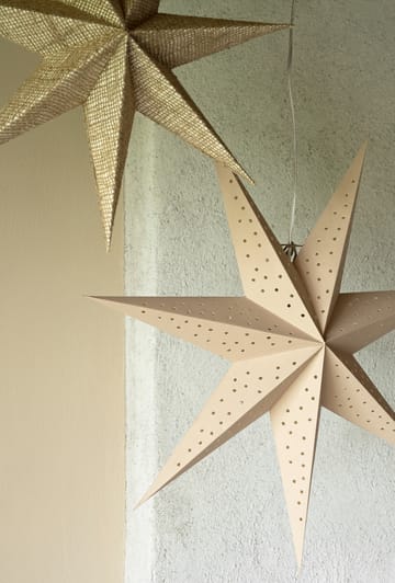 Stella adventstjerne beige - Ø 60 cm - Watt & Veke