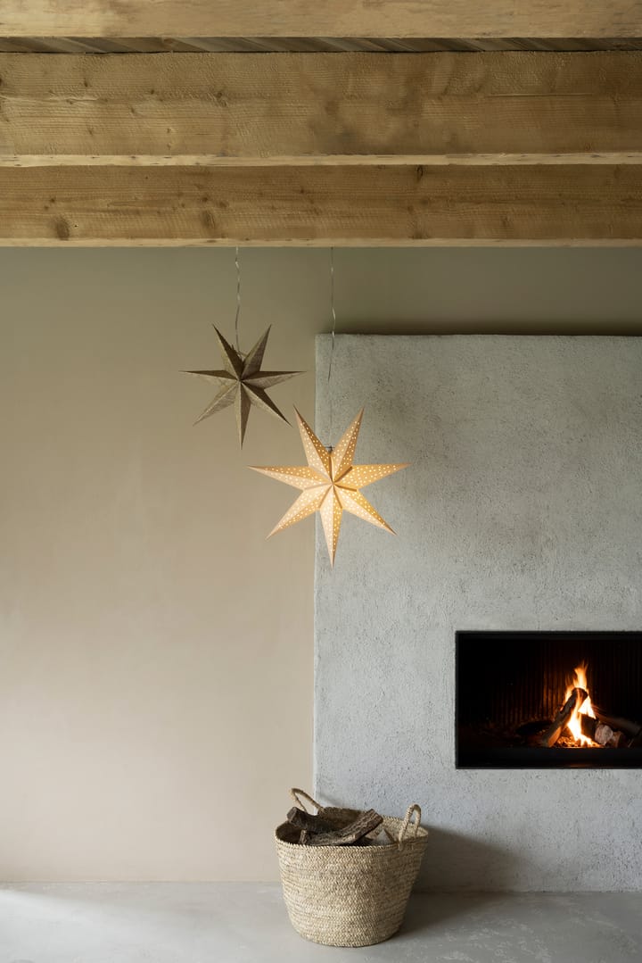 Stella adventstjerne beige, Ø 60 cm Watt & Veke