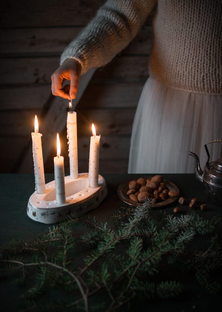 Julemorgen Story lysestake, Hvit Wik & Walsøe