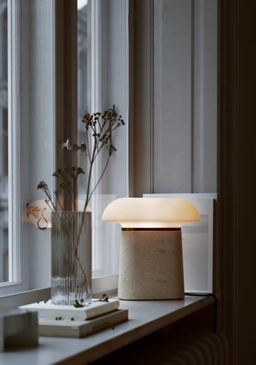 Nova bordlampe - Ivory - Woud