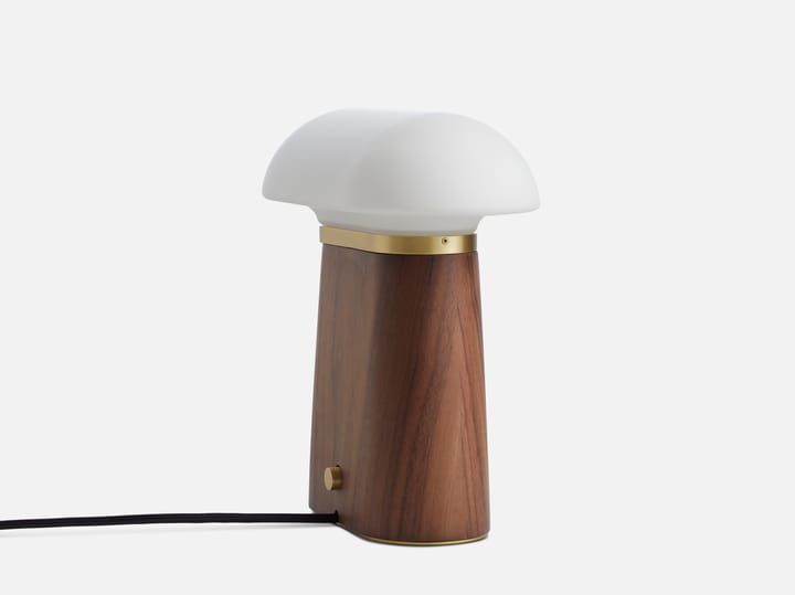 Nova bordlampe, Walnut Woud