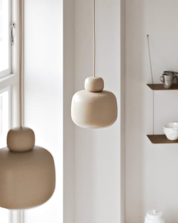 Stone taklampe large - Beige - Woud