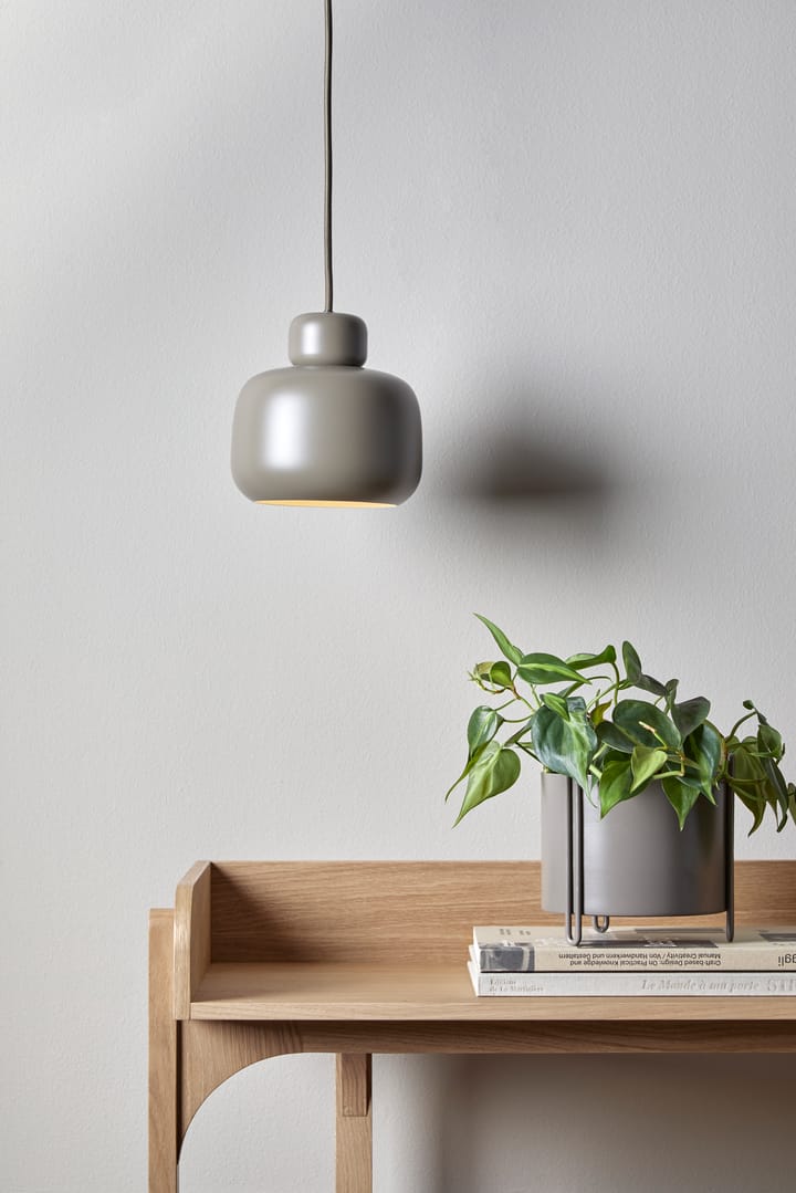 Stone taklampe small, Taupe Woud