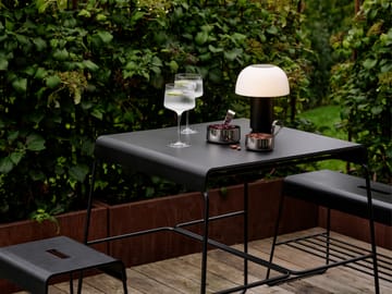 A-bench outdoor benk med hylle 45 cm - Black - Zone Denmark