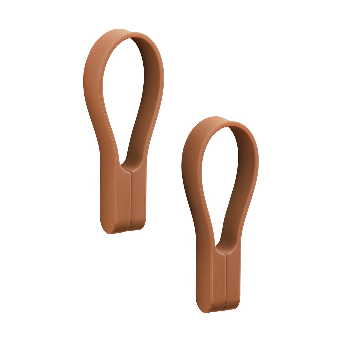 Bilde av Zone Denmark Loop håndklestropp magnet 2-pack Terracotta